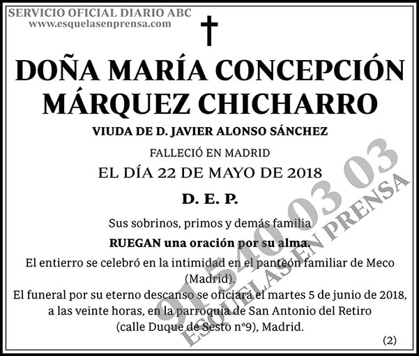 María Concepción Márquez Chicharro